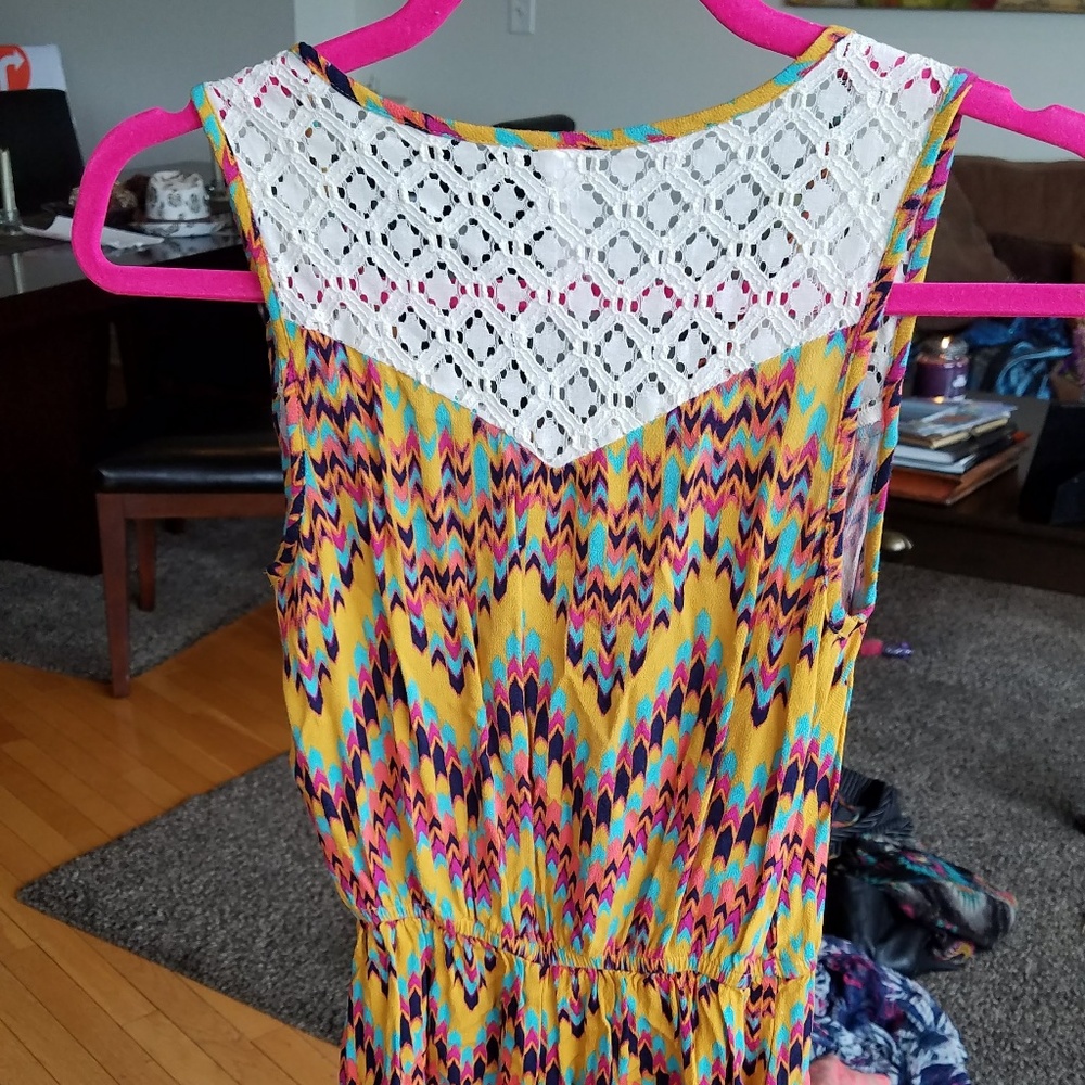 *💛 $ DROP*Gorg  Aztec Print/Lace Knit Romper💛 - Picture 7 of 8